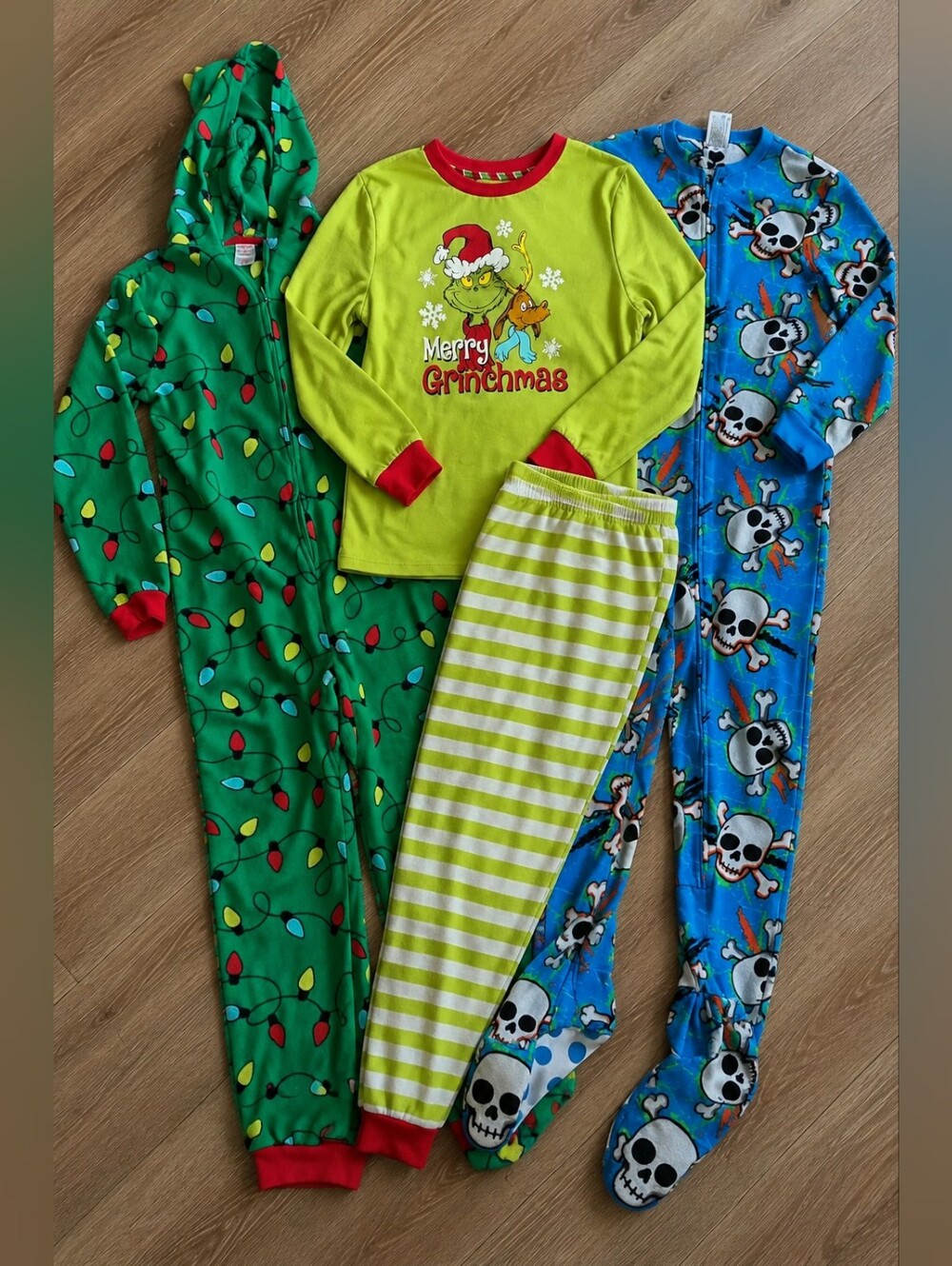 (3) Kids Pajamas - Size 14 XL